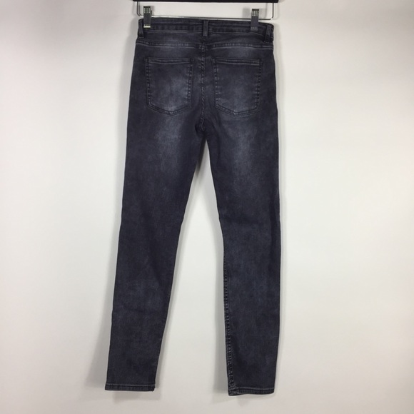 Acne Studios Gray Skin 5 Onyx Skinny Jeans - Picture 13 of 13